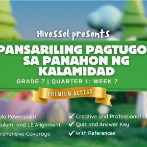 GMRC 7, Quarter 1 Lesson 7