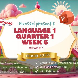 Language  1 Quarter 1 Lesson 6