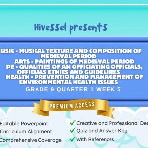 MAPEH 9, Quarter 1 Lesson 5