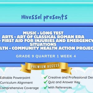 MAPEH 9, Quarter 1 Lesson 4