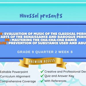 MAPEH 9, Quarter 2 Lesson 8