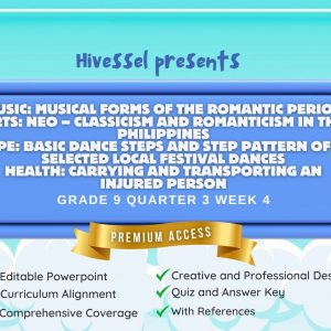 MAPEH 9, Quarter 3 Lesson 4