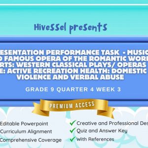 MAPEH 9, Quarter 4 Lesson 3