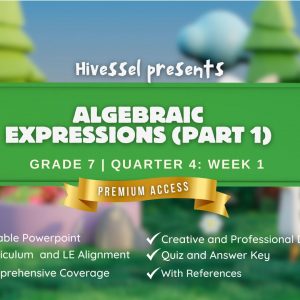 Math 7, Quarter 4 Lesson 1