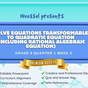 Math 9, Quarter 1 Lesson 3 (MELCS)