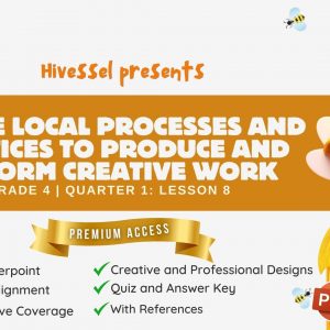 Music and Arts Grade 4 Quarter 1 Lesson 8