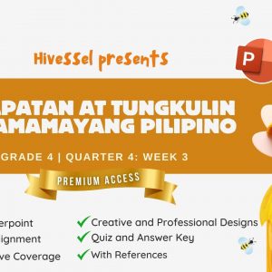 AP 4, Quarter 4 Lesson 3