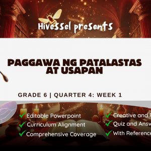 Filipino 6 Quarter 4 Lesson 1 (MELCS)