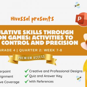 PE and Health 4, Quarter 2 Lesson 7-8