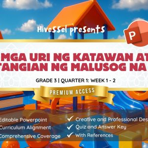 PE and Health 3 Quarter 1 Week 1-2