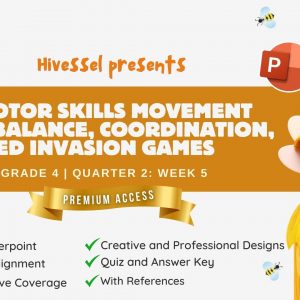 PE and Health 4, Quarter 2 Lesson 5-6