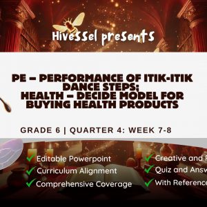 PE and Health 6 Quarter 4 Week 7-8 (MELCS)