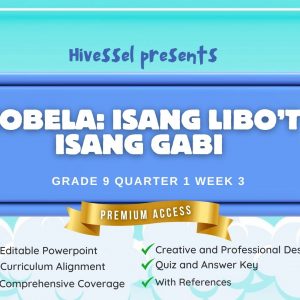 Filipino 9, Quarter 1 Lesson 3 (MELCS)