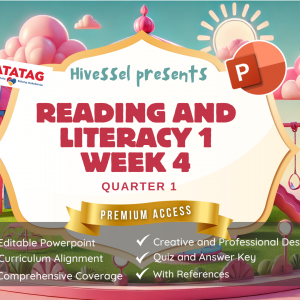 Reading and Literacy 1 Quarter 1 Week 4