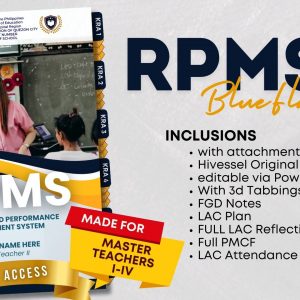 RPMS BlueFlare Design Master Teacher I-IV SY 2023-2024