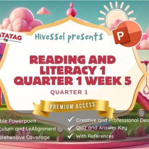 Reading and Literacy 1 Quarter 1 Week 5