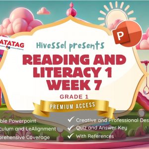 Reading and Literacy 1 Quarter 1 Week 7