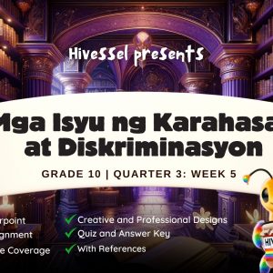 AP 10, Quarter 3 Lesson 5 (MELCs)