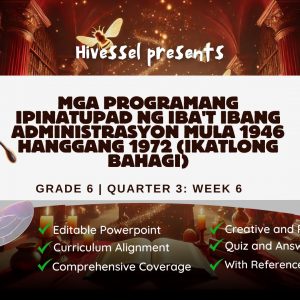 AP 6 Quarter 3 Lesson 6 (MELCS)