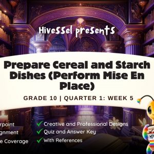 TLE 10 Quarter 1 Week 5 (MELCs)