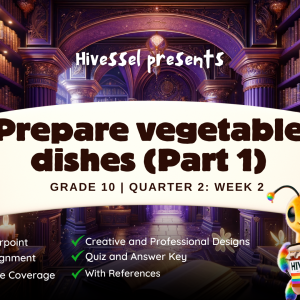 TLE 10, Quarter 2 Lesson 2 (Cookery) (MELCs)