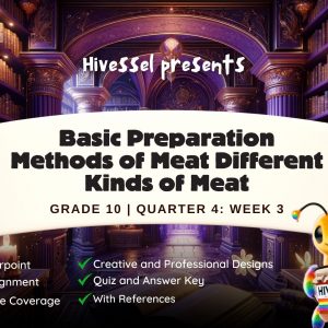 TLE 10, Quarter 4 Lesson 3 (Cookery) (MELCs)