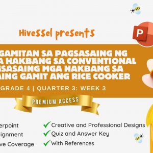 TLE 4, Quarter 3 Lesson 3