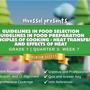 TLE 7, Quarter 3 Lesson 7