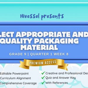 TLE 9 Quarter 1 Week 8 (MELCS)