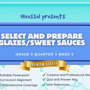 TLE 9, Quarter 3 Lesson 5 (Cookery) (MELCS)