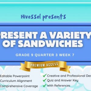 TLE 9, Quarter 3 Lesson 7 (Cookery) (MELCS)