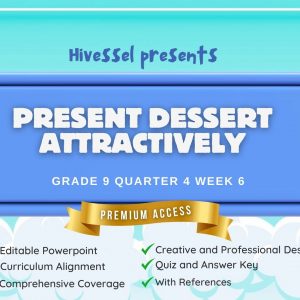 TLE 9, Quarter 4 Lesson 6 (Cookery) (MELCS)