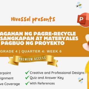 TLE 4, Quarter 4 Lesson 6