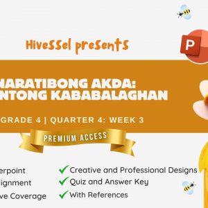 Filipino 4, Quarter 4 Lesson 3