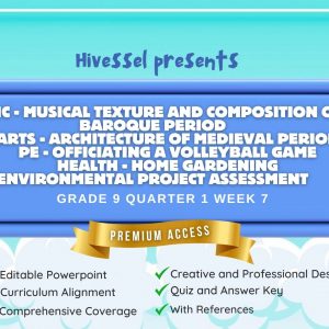 MAPEH 9, Quarter 1 Lesson 7