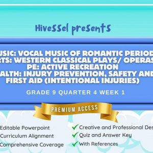 MAPEH 9, Quarter 4 Lesson 1