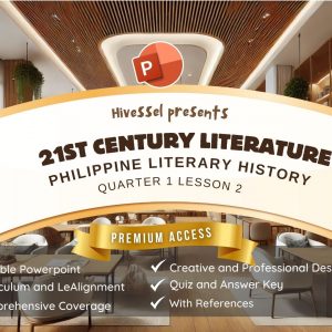 21st Century Literature Quarter 1 Lesson 2