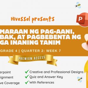 TLE 4, Quarter 2 Lesson 7