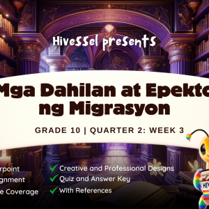 AP 10, Quarter 2 Lesson 3 (MELCs)