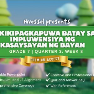 GMRC 7, Quarter 3 Lesson 8