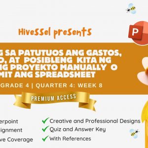 TLE 4, Quarter 4 Lesson 8