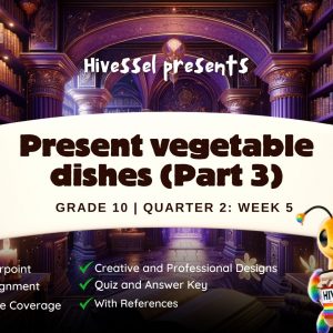 TLE 10, Quarter 2 Lesson 4 (Cookery) (MELCs)