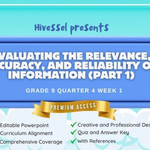 English 9, Quarter 4 Lesson 1 (MELCS)