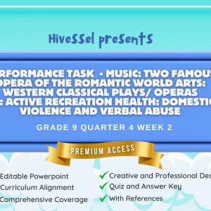 MAPEH 9, Quarter 4 Lesson 2