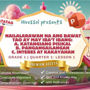 Makabansa 1, Quarter 1 Lesson 1