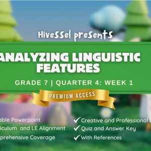 English 7, Quarter 4 Lesson 1