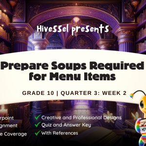 TLE 10, Quarter 3 Lesson 2 (Cookery) (MELCs)