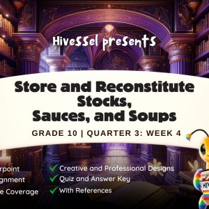 TLE 10, Quarter 3 Lesson 4 (Cookery) (MELCs)