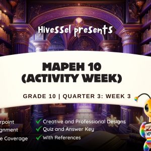 MAPEH 10, Quarter 3 Lesson 3 (MELCs)