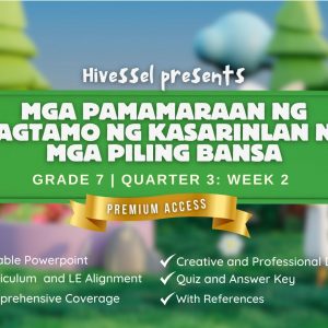 AP 7, Quarter 3 Lesson 2